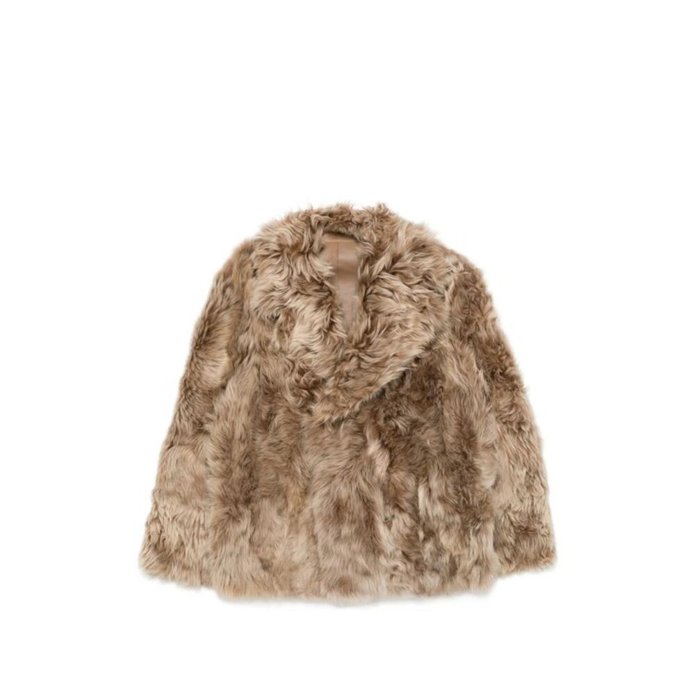 Yves Salomon Neutrals Jackets - Faux Fur & Shearling Jackets Women